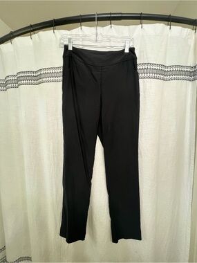 Tribal Black Straight-Leg Pull-On Pants
